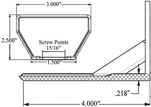 Deuce Snow Guards for Metal Steel Corrugated Roof (25 Pieces with Adhesive) (Light Gray)