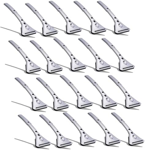 ZONETECH Heated Car Window Ice/Snow Scraper Extendable Auto Windshield Heated Scraper with LED Light,12V Electric Heating, Car Ice & Snow Removal Tool Stocking Stuffer (Silver, 20-Pack)