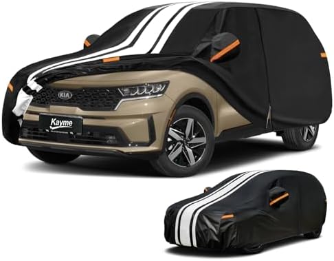 Kayme Heavy Duty Car Cover Custom Fit for Kia Sorento (2002-2026)