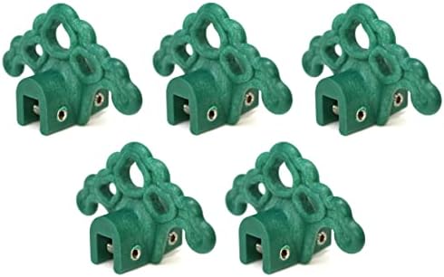 Plastic Roof Ice Guard Snow Guard Snow Stops for Standing Seam Metal Roofing - Multi-Color/Multi-Pack Listing (5, Green)