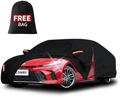 Waterproof Car Cover for Toyota Camry 1996-2026, Honda Accord 2001-2026