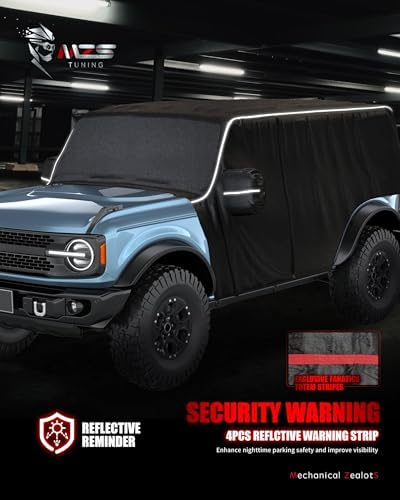 MZS 600D Waterproof Outdoor Cab Cover for Bronco 4 Door 2021-2026