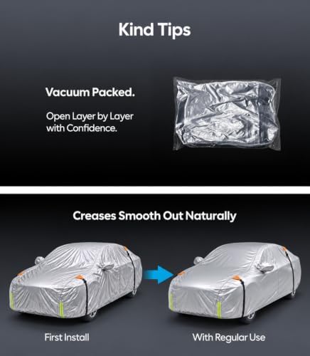 Wigoo Car Cover for Toyota Camry 2012-2026, Waterproof All Weather