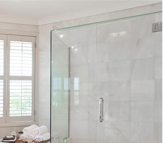 Clear-Fusion V Water Repellent Coating, Protective Glass Coating for Shower Doors, Easy Application, Seals and Protects Glass, soap scum Repellent. 4oz