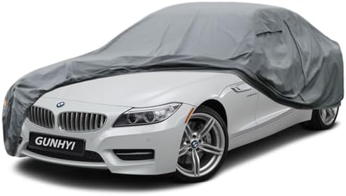 GUNHYI Premium Car Cover Custom Fit BMW Z4(2002-2008), 16 Layers Heavy Duty Car Cover Waterproof All Weather with Zipper Door for Sun Rain Snow Dust Uv Protection