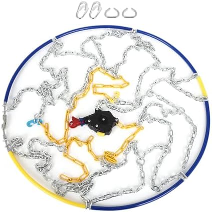 SCITOO HKN130 Snow Chains for Passenger Car, Pickup, Trucks, SUV
