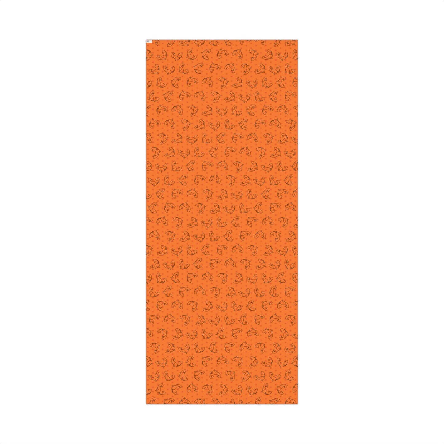 Purr Pattern All-Occasion Gift Wrap – Cat Line Art Wrapping Paper