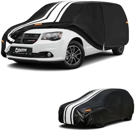 Kayme Heavy Duty Car Cover for Dodge Grand Caravan (1987-2020) Waterproof