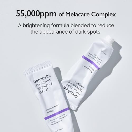 Genabelle Melacare Intensive Duo - Melacare Intensive Cream (1.69 fl oz) & Spicule Toning Shot Ampoule (0.03 fl oz* 3ea)