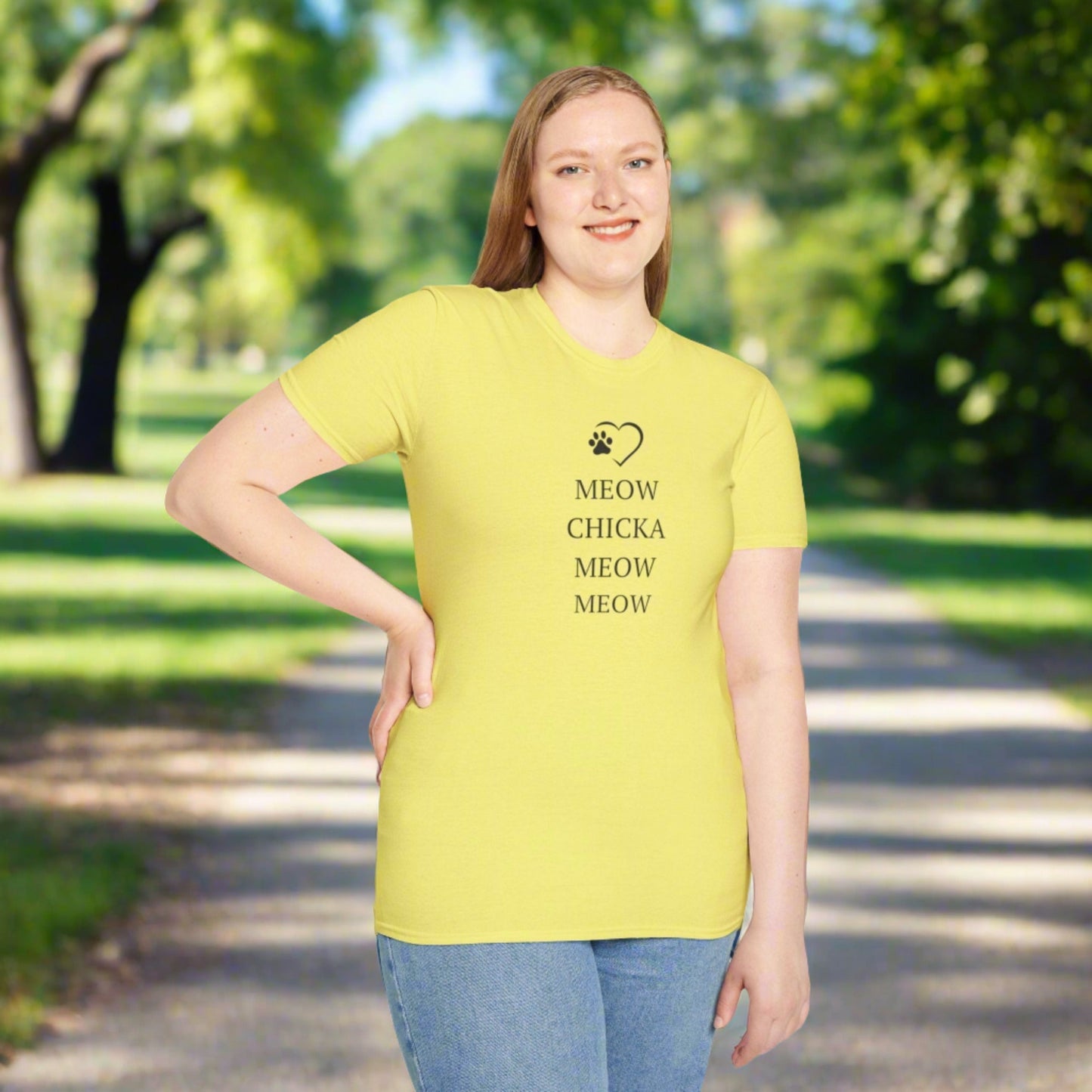 Meow Chicka Meow Meow — Unisex Softstyle Tee