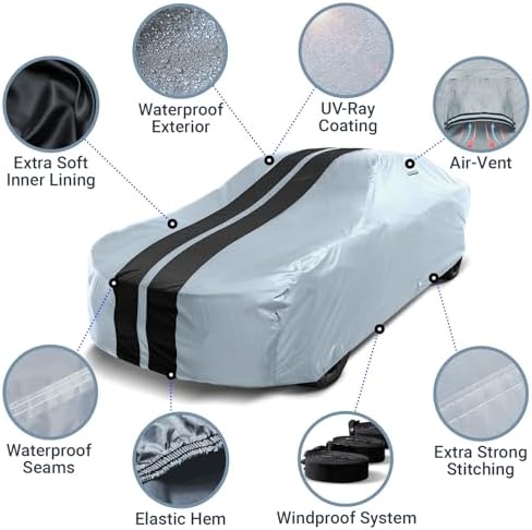 iCarCover Custom Fit [1960-1969 Chevrolet Corvair] Premium Car Cover