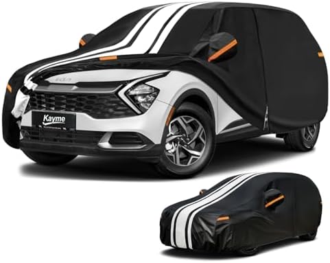 Kayme Heavy Duty Car Cover Custom Fit for Kia Sportage (1995-2026)