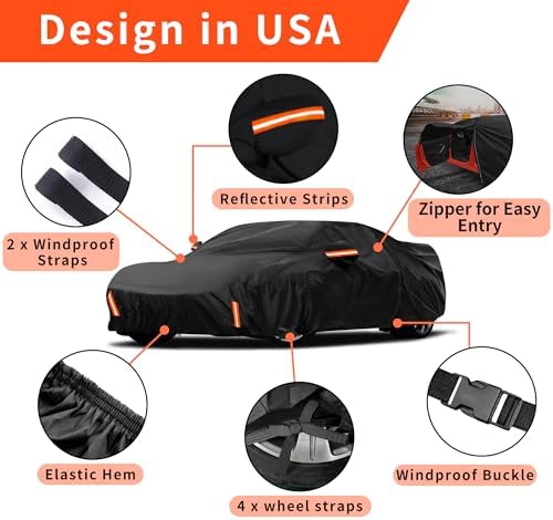 Waterproof Car Cover for Chevrolet Corvette C4 C5 C6 C7 C8 1980-2025 2026