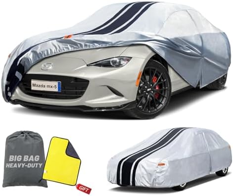 Car Cover Custom Fit for Mazda Miata MX 5 MX-5 MX5 Sedan Coupe (1990-2026)