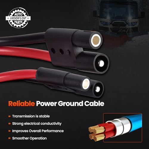 HYD01684 HYD01690 Power Ground Cable Compatible with BOSS Snow Plow