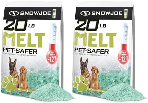 Snow Joe 2 Pack Ice Melter, Fast-Acting Pellets, Calcium Magnesium Acetate