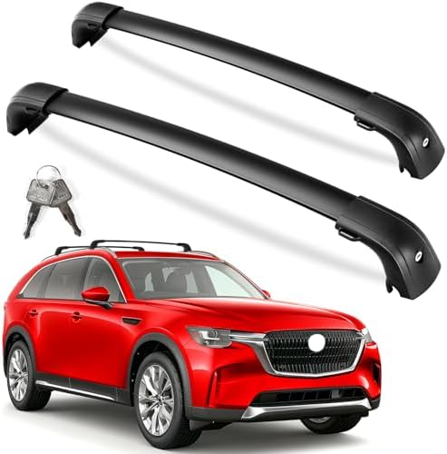 KINGGERI 300lbs Roof Rack Cross Bars for 2024-2026 Mazda CX90 & CX-90 PHEV