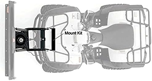 WARN 70737 ATV Center Plow Mounting Kit , Black