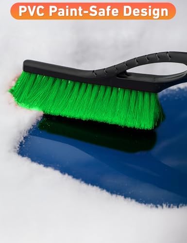 EcoNour 27" Car Snow Brush with Ice Scrapers for Car Windshield (3 Pack)