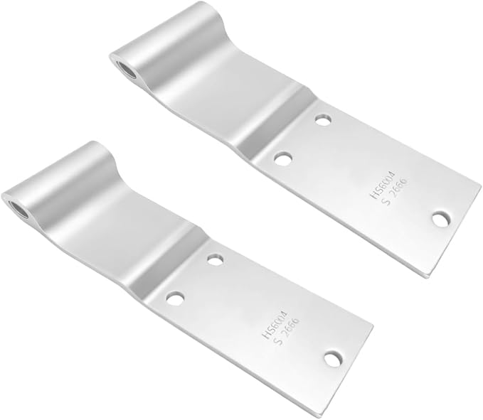 HS6004 S2666 Commercial Vehicle Three-Hole Door Hinge - 9.5x3x1.97in, Φ0.51, Heavy-Duty Steel, for Trucks & Buses - Durable & Precision-Made（1-Piece Set）