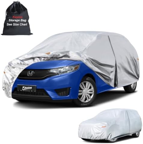 Kayme Hatchback Car Cover See Vehicle Size Chart for Accurate Fit, Size H1