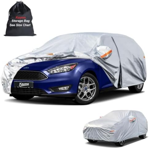 Kayme Hatchback Car Cover See Vehicle Size Chart for Accurate Fit, Size H2