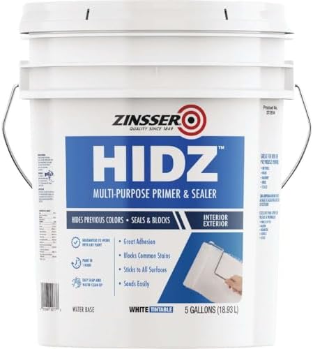 5 gal Zinsser 373694 White HIDZ Multi-Purpose Primer & Sealer
