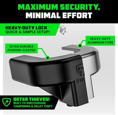 Rhino USA Trailer Coupler Lock Kit (2-5/16in Trailers) - Anti-Theft Steel