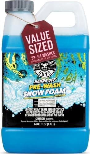 Chemical Guys, Snow Foam Pre Wash Car Wash Soap for Foam Cannons, 64 oz