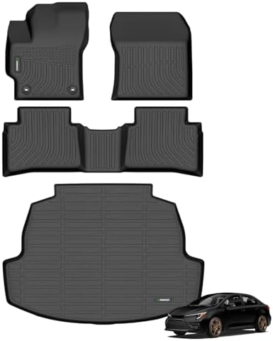 ANBINGO® Floor Mats & Cargo Liner for Toyota Corolla Sedan 2026-2020