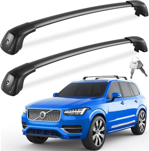FengYu 330lbs Lockable Roof Rack Cross Bars for Volvo XC90 XC-90 2016-2026