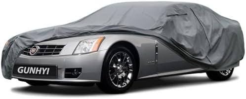 GUNHYI Premium Car Cover Custom Fit Cadillac XLR, 16 Layers Heavy Duty Car Cover Waterproof All Weather with Zipper Door for Sun Rain Snow Dust Uv Protection