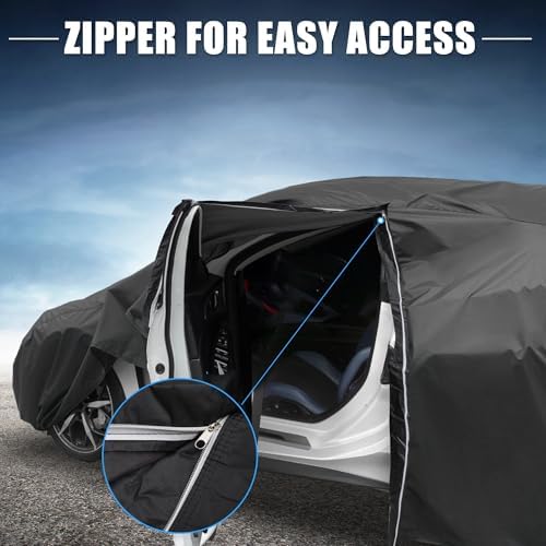 X AUTOHAUX Waterproof Full Car Cover for Toyota RAV4 2012-2022 210D-PU