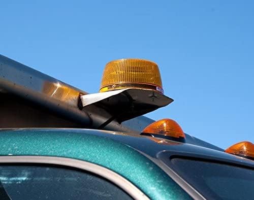 Whelen Engineering L32 Super-LED Beacon - SAE Class 1 Certified - 28 Flash Patterns - 5-Year Warranty - Amber