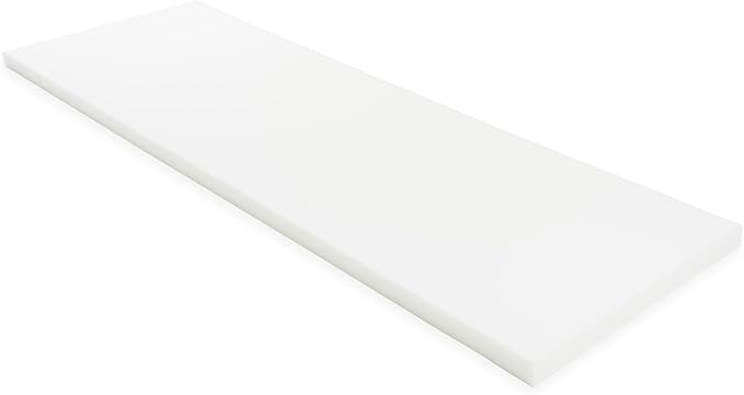 GoTo Foam 2" Height x 24" Width x 72" Length 36ILD (Semi-Firm) Upholstery Cushion Made in USA