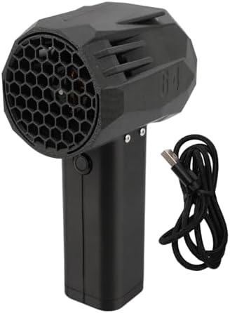 Handheld Snow Blower, Cordless Heavy Duty Jet Dryer Snow Removal for Cars Driveway Carbon Fiber Composite 4000mAh 650W High Speed Portable Blower 1 Pack