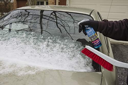 E·Z·R Windshield De-Icer. Melt it! Instantly Melts Ice & Winter Frost For Car Windshields, Windows, Mirrors, Key Locks, & Latches, Snow Melting Defrost Liquid For Car Window Cleaner, 17 Fl Oz, 2-Pack