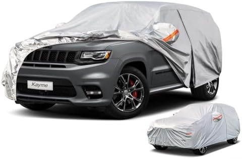 Kayme SUV Car Cover See Vehicle Size Chart for Accurate Fit, Size S4