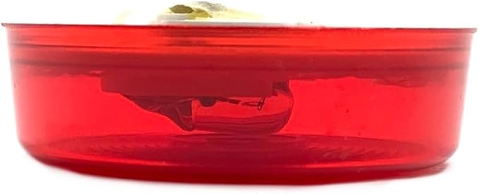 Truck-Lite Marker Clearance Red Round 2.5" | 10 Series Incandescent 12V | PL-10 Connector | Exterior Signal Lamp for Trailers and Trucks | Light for Commercial Vehicles