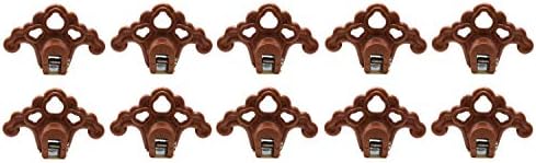 JSP Manufacturing Plastic Roof Ice Guard Snow Guard Snow Stops for Standing Seam Metal Roofing - Multi-Color/Multi-Pack Listing (10, Bronze)