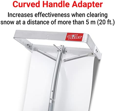 SNOWPEELER Premium Roof Rake for Snow Removal - 30 ft. Snow Removal Tool - Snow Rake for House Roof - Snow Roof Rake - Telescopic Heavy Duty Snow Shovel for Rooftop