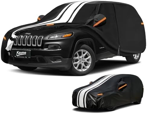 Kayme Jeep Cherokee Car Cover Waterproof All Weather for Automobiles