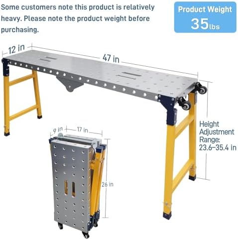 Foldable Scaffolding Platform Height Adjustable Working Platform