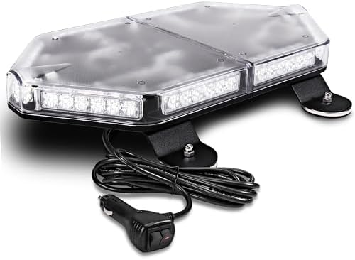 LAMPHUS NanoFlare 17 Inch 56W White LED Strobe Light Bar For Work Trucks