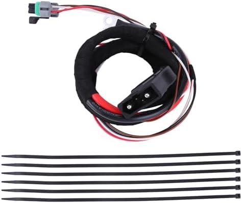 4 Pin Truck Side & Plow Side Battery Cable Wiring Harness 42014 42015 Battery Cable Set Compatible for Western Fisher Snowex V-Blade