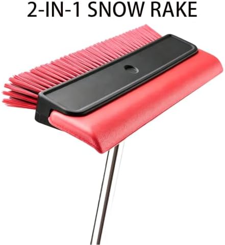 5‑21FT Roof Snow Rake, Roof Snow Removal Tool for Clearing Fallen Leaves