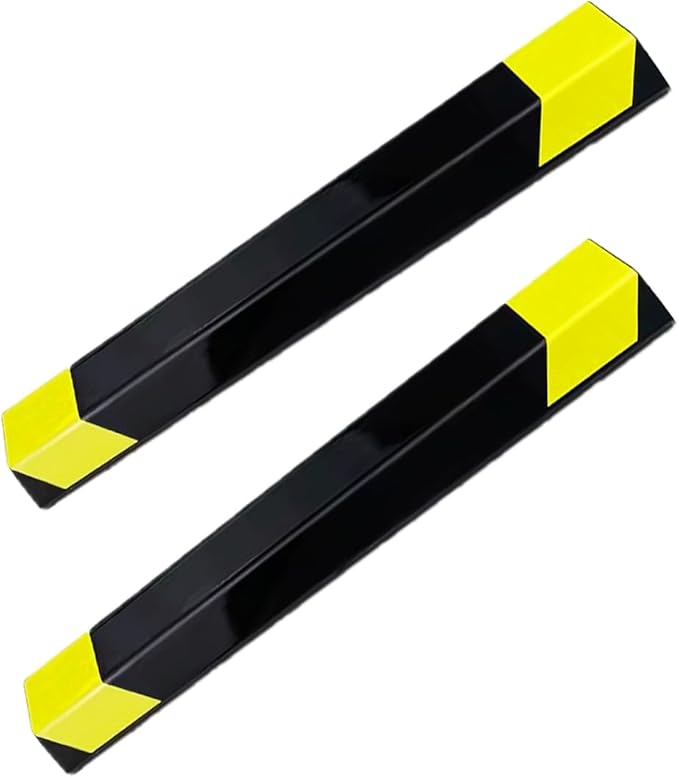 18" Heavy Duty Parking Aid for Garage, Car Parking Stopper for Garage 2 Pack, Parking Aids Protects Car, Parking Stopper Easy to Install (2 Pack 18" L x 1.25H)