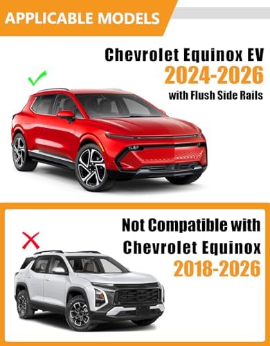 KINGGERI Roof Rack Cross Bars for Chevy Chevrolet Equinox EV 2024-2026