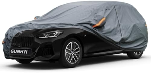 GUNHYI Premium Car Cover Custom Fit BMW 2-Series SUV/Tourer, 16 Layers Heavy Duty Car Cover Waterproof All Weather with Zipper Door for Sun Rain Snow Dust Uv Protection