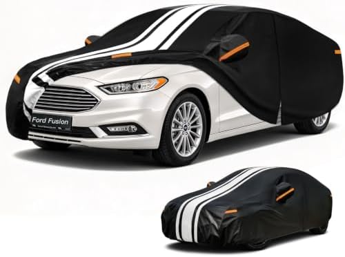 Kayme Heavy Duty Car Cover Custom Fit for Ford Fusion (2005-2021)